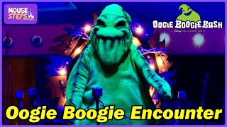 Oogie Boogie Appears and Interacts with Guests at Oogie Boogie Bash 2024 - Disneyland Halloween Time