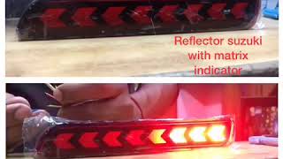 Maruti Suzuki Rear Bumper Reflector with Matrix Indicator