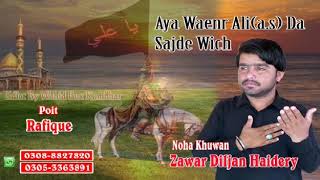 Zawar Dil Jan Haydri || New Noha || 21Ramdan Shahadat mola Ali a.s || By..Meer Nazeer