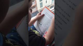 Elijah reading Dr. Seuss