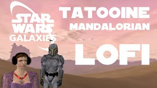 Tatooine Krayt Dragon Sunset lofi - The Mandalorian Theme (Star Wars Galaxies)