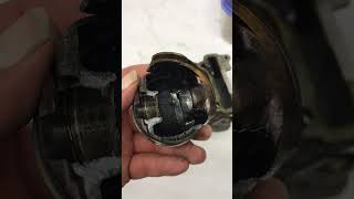 The piston was torn apart The piston from 125cc is jammed, major engine repair  #tuningparts #tuning