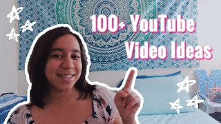 100+ YouTube VIDEO IDEAS for your channel! | Lifestyle/Beauty related