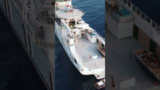 Basketball court onboard M/Y U-81  Support vessel