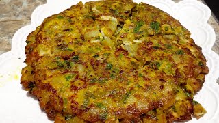 فكرة عشاء بسيطة وسريعة/طورطية البطاطس بالجبن السريعة بدون فرن روعة