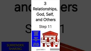 @AA100011 - 3 Relationships in the 12 Steps of AA