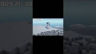 I Survived 100 DAYS as a BAT in HARDCORE Minecraft! 12 #Shorts