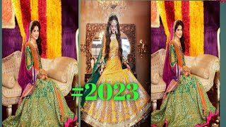 Letest Trending Mehandi Dress #dresses dijain #unique mehndi haldi Lahnga@KzingCreations#lahnaga