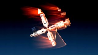 The Mir Space Station in Spaceflight Simulator