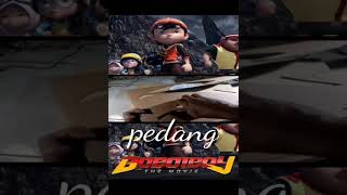 Pedang boboiboy kardus#cardboard #kreatif #kardus