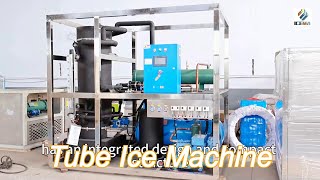 Customized Ice Size Tube Ice Machine with 1 and 22/25/32/38mm Tube Cie Diameter Perfect