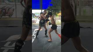 MUAY THAI PAD WORK IN THAILAND WITH EDDIE FARRELL