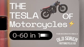 An All Electric Motorcycle Build Right Here in The USA? The Tesla of Motorcycles