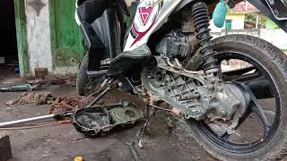 Pasang vanbel Honda beat 2009