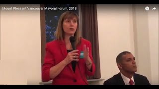 Mount Pleasant Vancouver Mayoral Forum, 2018