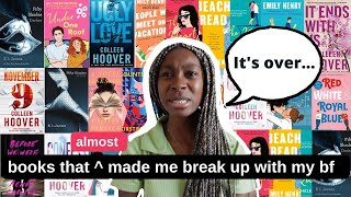 books that *almost* made me break up with my boyfriend | MY SPICY, ROMANCE BOOK RECOMMENDATIONS