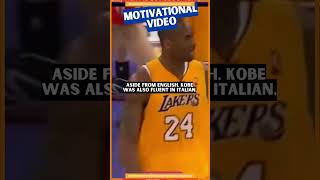 Legendary Facts About Kobe Bryant, Motivational Video #shorts