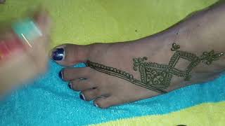 Feet mehandi design/Sleeper Feet Mehandi Design/Stylish Mehandi Design#mehndi #arabic #hennatattoo