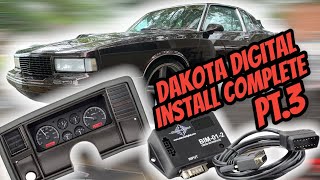 Completing The Dakota Digital Install In the Monte Carlo