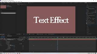 Adobe After Effect Tutorial - Top 5 Text Effect