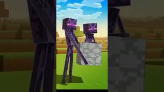 🍼 Słodki Mały Enderman i Jego Rodzinka! #minecraft