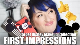 NEW DISNEY TARGET MAKEUP PALETTES FIRST IMPRESSIONS