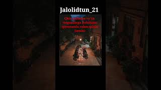 🇺🇿Bu yil tuta olmaganlarga esa keyingi yil Ramazonda tutish nasib qilsin (amin)🇹🇯//@Jalolidtun_21