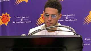 Devin Booker on box and 1; scoring slump; Suns team resolve improving