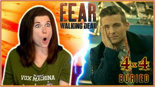 Why Nick🤯❓❗ FEAR THE WALKING DEAD 4x4 REACTION!! "Buried"