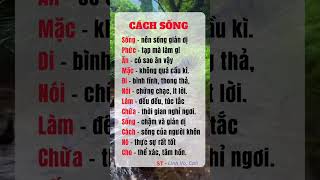 Cách sống #follower