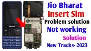 jio bharat v2 insert sim card solution