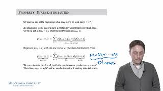 15 4 State Distribution and Stationary Distribution | Machine Learning