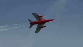 Folland Gnat T.1 display at the Festival of Flight Air Show Shuttleworth Old Warden 2024