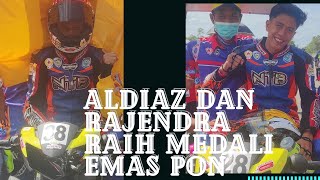 Aldiaz dan Rajendra Raih Medali Emas PON