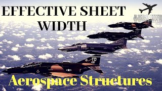 Effective Sheet Width||Sheet Effective Width#Aircraft_Structures#Aero_Hub#Aerospace_Engineering#