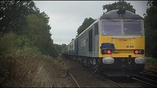 BR class 60 028 & 60 055 touring the Brighton mainline (part 1)