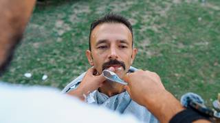 ASMR BARBER - AMAZING TRANSFORMATION IN NATURE - FAST CUTTING #asmr #barber #sleeptherapy