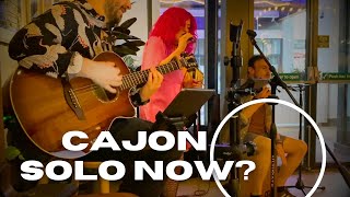 Cajon solo in the 2nd song!?! Gig Vlog