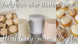 🔥10 Arten von Buttercreme - Pro und Contra