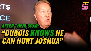 'I've heard Joshuas legs went' - Joshua vs Dubois Spar, Frank Warren REVEALS all