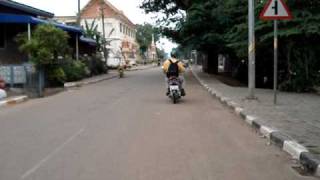 Riding Motorbikes in Savannakhet 3