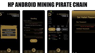 Мобильный Android майнинг Pirate Chain ARRR Coin