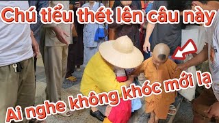 Tiếng kiêu của chú tiểu nghe mà thảm và một sư bị đụng xe khi gặp sư thầy Minh Đạo khóc tại chỗ