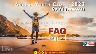 TPM Annual Youth Camp 2022 Faq Part1 Live  The Pentecostal Mission