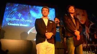 Square Enix's Motomu Toriyama and Shinji Hashimoto in Singapore (LRFF13 Creators Event)