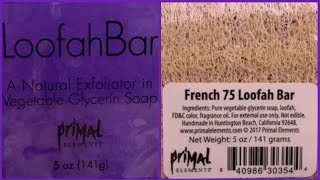 PRIMAL ELEMENTS Loofah Bar Review: French 75