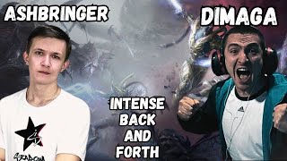 Can Ashbringer hold on against DIMAGA's TIMELESS BUILDS?! - KSL - Starcraft 2