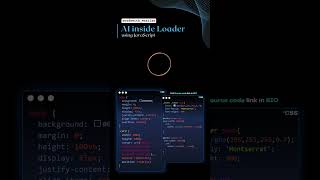 AI inside loader using JavaScript #loader #cssanimation