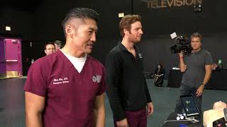 #TBT: The CHICAGO MED Stars Help with an On-Set Demo