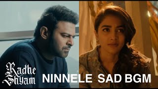 Radhe Shyam ninnele ninnele sad Bgm || Ringtone lover mm